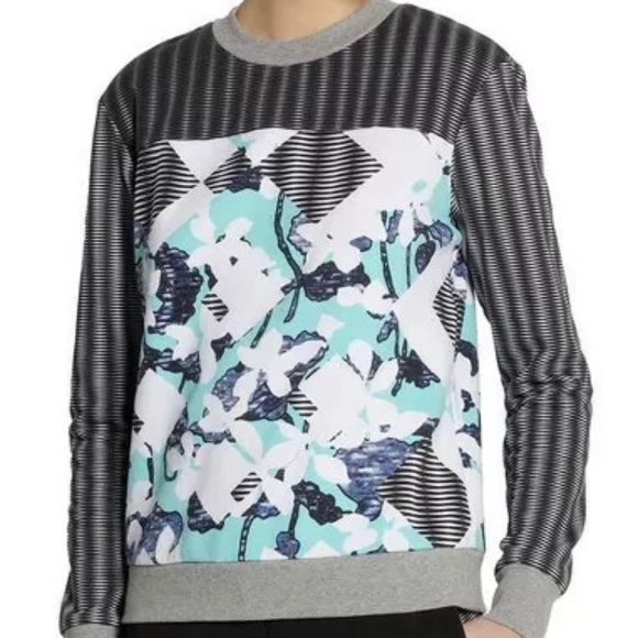 Peter Pilotto printed Sweatshirt Gray Blue Small - Picture 8 of 8